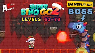 Super Bino Go 2 - Levels 61-70 + BOSS / Gameplay Walkthrough (Android Game)