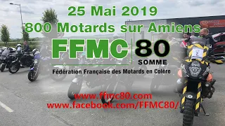 [Reportage] Manifestation motards réfléchissants 25 mai 2019 FFMC80 Amiens