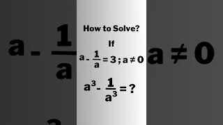 A Nice Algebra Problem • Cubical Expansion #shorts #olympiad #mathematics #maths #matholympiad #tips