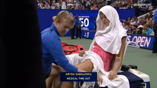 Injured 🤕 🚨 🏥 🚑 Aryna Sabalenka calls for medical during U.S. Open Final Vs Coco Gauff