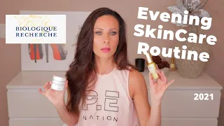 EVENING SKINCARE ROUTINE WITH BIOLOGIQUE RECHERCHE AND OTHER PRODUCTS / ANTI-AGING ROUTINE #skincare