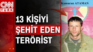 13 vatan evladını şehit eden o hain PKK'lı terörist