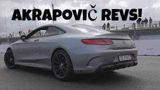 Mercedes S63 AMG-Akrapovič exhaust!