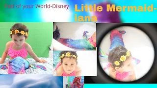 Disney - Little Mermaid  Part of your World ( Cover by a 3 year old Iana)