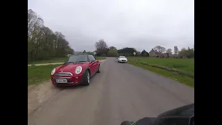 Kawasaki z650 ride through Goathland north york moors uk