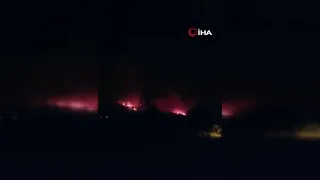 Hatay’da gece yarısı orman yangını başladı Hatayinternettv.com