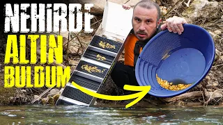 SEARCHING GOLD IN THE RIVER WITH PROFESSIONAL TOOLS