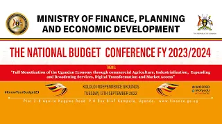 THE NATIONAL BUDGET CONFERENCE FY 2023/2024