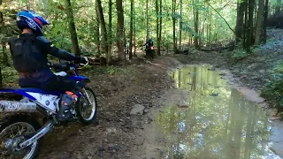 XT250 Fun at Red River Scramble 2023 - #3 - Learn the hard way