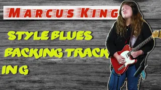 Marcus King Style Soul Blues Backing Track in G7 (85 BPM) // Easy Blues Backing Tracks