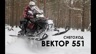 Cнегоход Вектор 551 - подробно