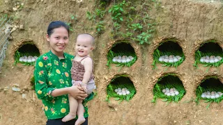 The Life of a 17-Year-Old Single Mother - Harvesting Pumpkins, Making Chicken Nests