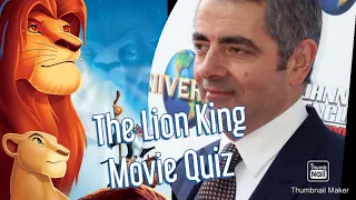 The Lion King(1994) Movie Quiz [Just For Fun]