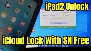 IPAD 2 A1396 IOS 9.3.5 BYPASS ICLOUD APPLE ID June 2021