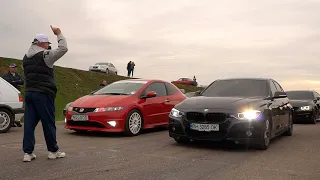 ПЕРЕКУП на Дизельной BMW против Honda Civic Type-R. Хондаводы в ШОКЕ!