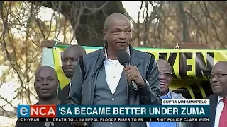 Supra Mahumapelo praises Zuma's presidency