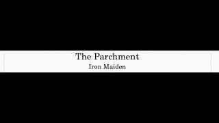 The Parchment - Iron Maiden (Drum Sheet Music)