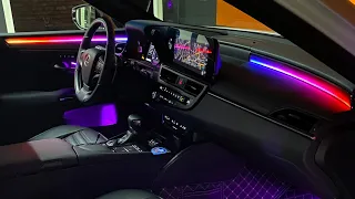 Активная подсветка Ambient Light в Lexus ES 2018-2022!