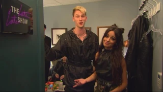 Camila Cabello & Machine Gun Kelly backstage at The Late Late Show