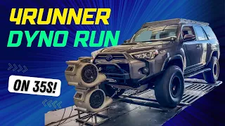 How much horsepower does a 5th Gen 4Runner on 35s make?