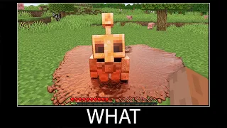 Minecraft wait what meme part 175 realistic minecraft copper golem