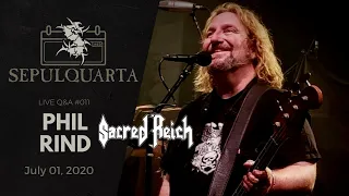 SepulQuarta - LIVE Q&A with Phil Rind (Sacred Reich), Andreas & Paulo (Sepultura #011)