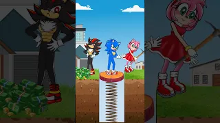 ALWAYS HELP THE CHILDREN 🥺❤️ Amy Love Sonic Baby | Funny Animation