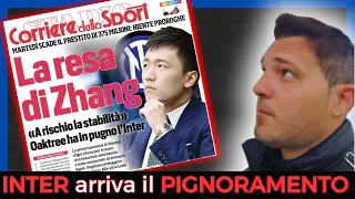 INTER:🚨 Zhang che INCUBO, arriva il PIGNORAMENTO della SOCIETÁ  ma si spera nella GRAZIA di OAKTREE