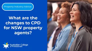 What are the changes to CPD for NSW property agents in 2024?