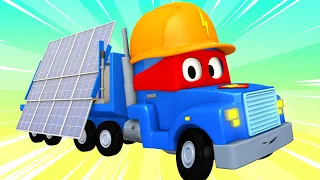 Special Summer- The solar panel truck ( revival)  Carl the Super Truck - Car City ! Trucks Cartoons