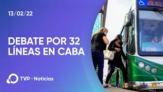 El debate por las 32 líneas de colectivos en CABA