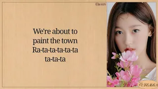 LOONA - PTT (Paint The Town) Easy Lyrics