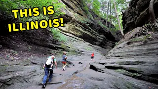 EXPLORE ILLINOIS: STARVED ROCK STATE PARK/ COVID-19 Summer Vacation HIKING with KIDS/CANYONS