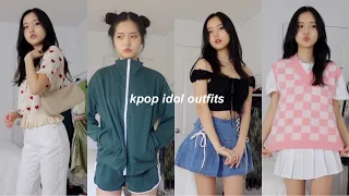 kpop idol inspired outfits (a lookbook + outfit ideas by Cider)