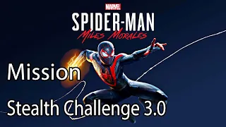 Marvel's Spider Man Miles Morales Mission Stealth Challenge 3.0