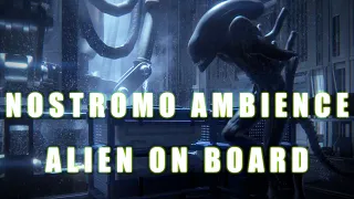 Nostromo Spaceship ASMR Ambience 🎧  | WITH ALIEN | Studying | Relaxing | Sleeping (IF YOU DARE)