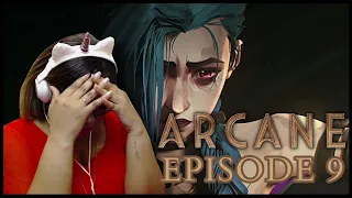 THE MONSTER YOU CREATED! FIRST TIME WATCHING ARCANE EPISODE 9!