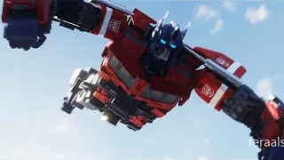 Optimus Prime Entrance Transformation Scene - Transformers 2023 - Fortnite Animation Game Clip 4K