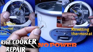 #Hanabishi|Rice Cooker Repair no power problem|Tutorial2021