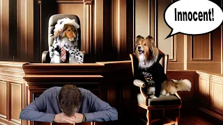 Law and ORDER! a Courtroom Biscuit Talky on Cricket "the sheltie" Chronicles e349