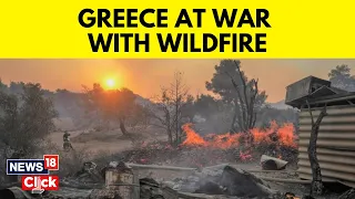 Greek Wildfires 2023 | Fires Scorch Greek Islands Of Rhodes And Corfu | English News | News18