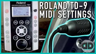 How to Set Up MIDI: Roland TD-9