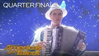 Hans German Superstar Spices Up Your Life With Winter Extravaganza   America's Got Talent 2018