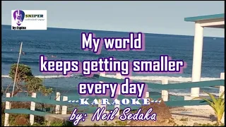 My world keeps getting smaller everyday(Karaoke)