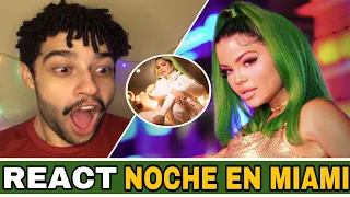 Natti Natasha - Noche En Miami (Official Video) | REACTION  / REACCIÓN / REACT | EDY KENDALL