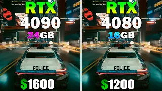 RTX 4090 vs. RTX 4080 : Test in 8 Games 4K