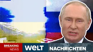 UKRAINE-KRIEG: Angriffe auf Krim – Putin gibt Briten Schuld an Nordstream-Explosionen | WELT Stream