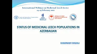 Состояние медицинской популяции пиявок в Азербайджане - Шебнем Фарзали