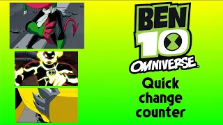 Every time Ben Prime quick-changed in Ben 10: Omniverse