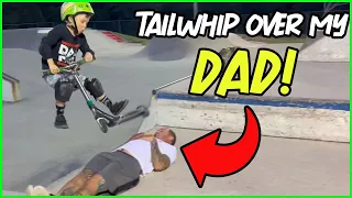Tailwhip over my dad! *Did I make it?!*